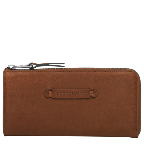 Zip Around Wallet Longchamp 3d Cognac L3418770504 Longchamp Us