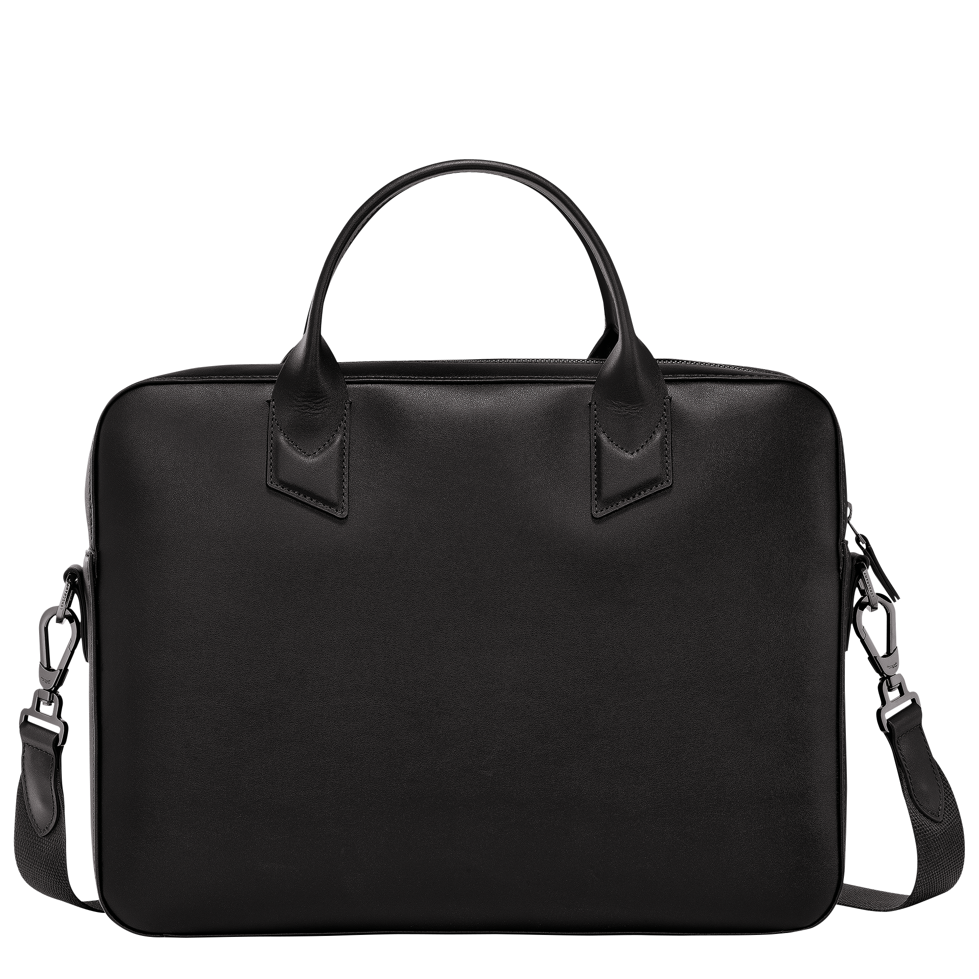 LONGCHAMP トートバッグ　ビジネスバッグ ブラック オールレザー　A4 Longchamp sur Seine Briefcase Black - Leather | Longchamp US