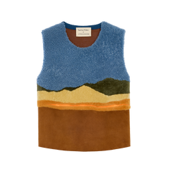 Top Caroline H&eacute;lain x Longchamp , Cognac - Leather