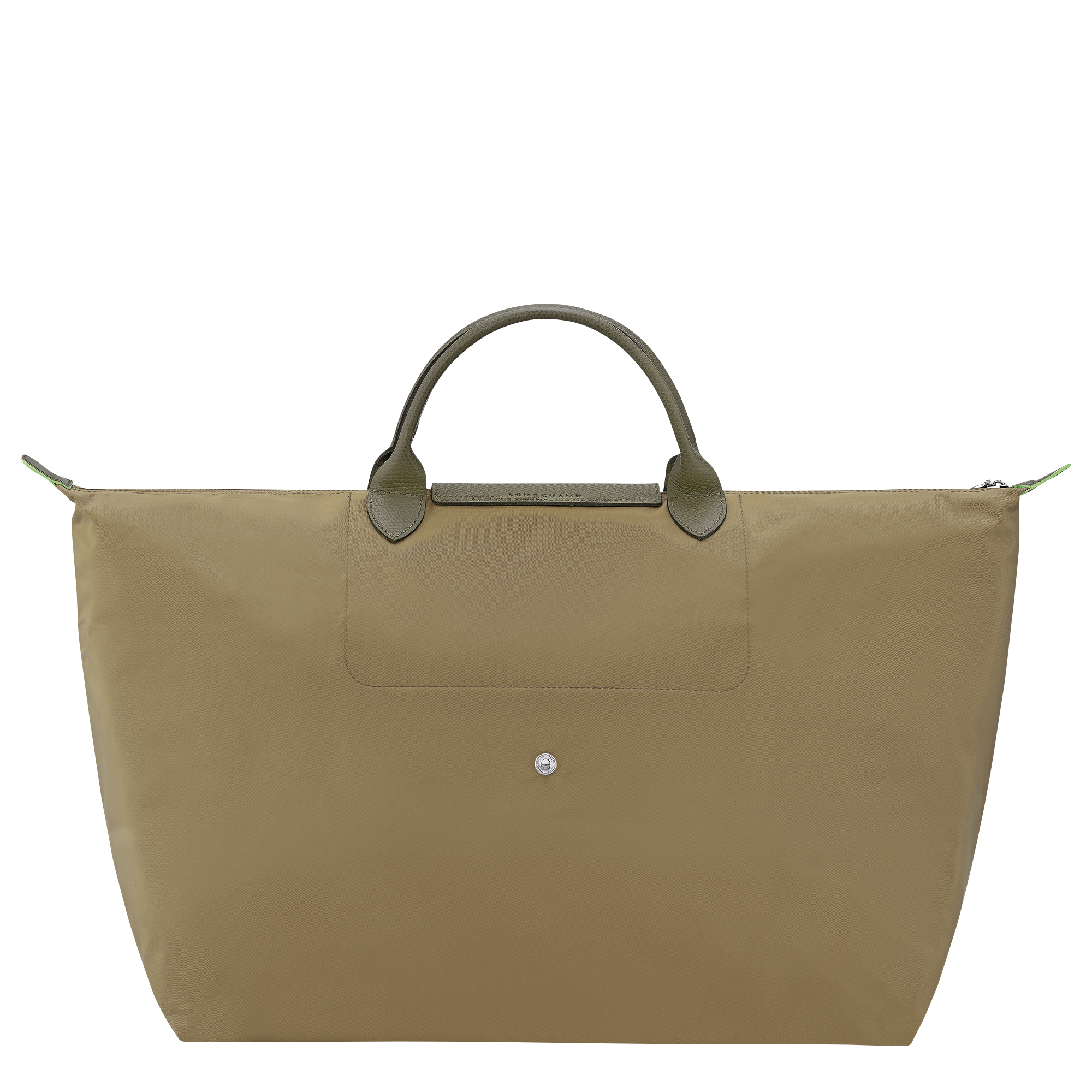 バッグ LONGCHAMP Vintage Travel Bag Khaki Le Pliage Green L Travel bag Artichoke - Recycled canvas