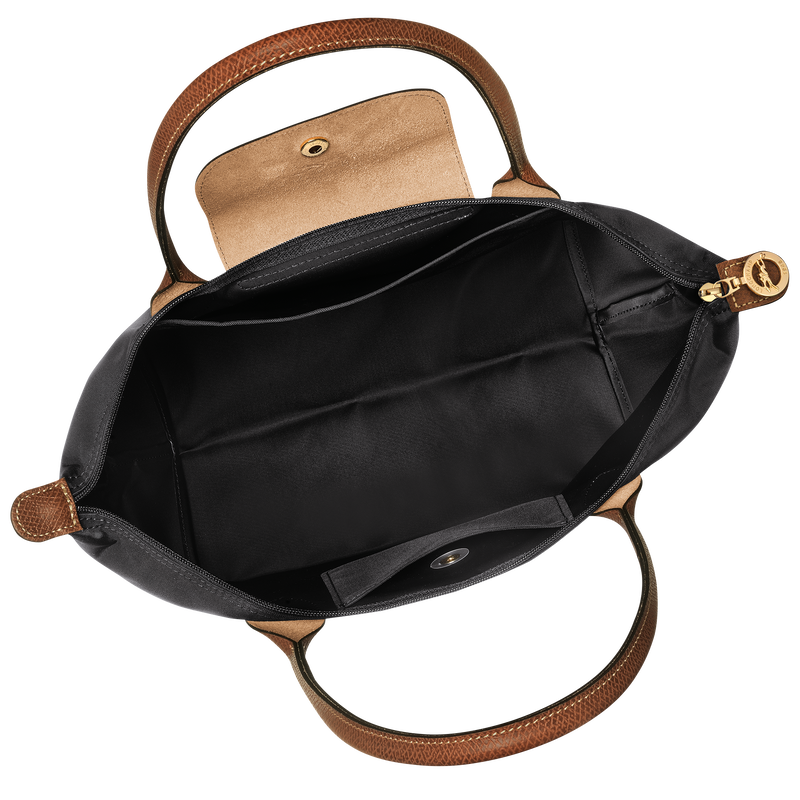 Le Pliage Original M Tote bag , Black - Recycled canvas  - View 5 of  6