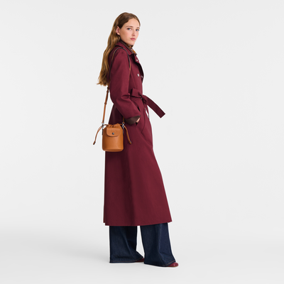 Le Pliage Xtra XS Bucket bag , Cashew - Leather