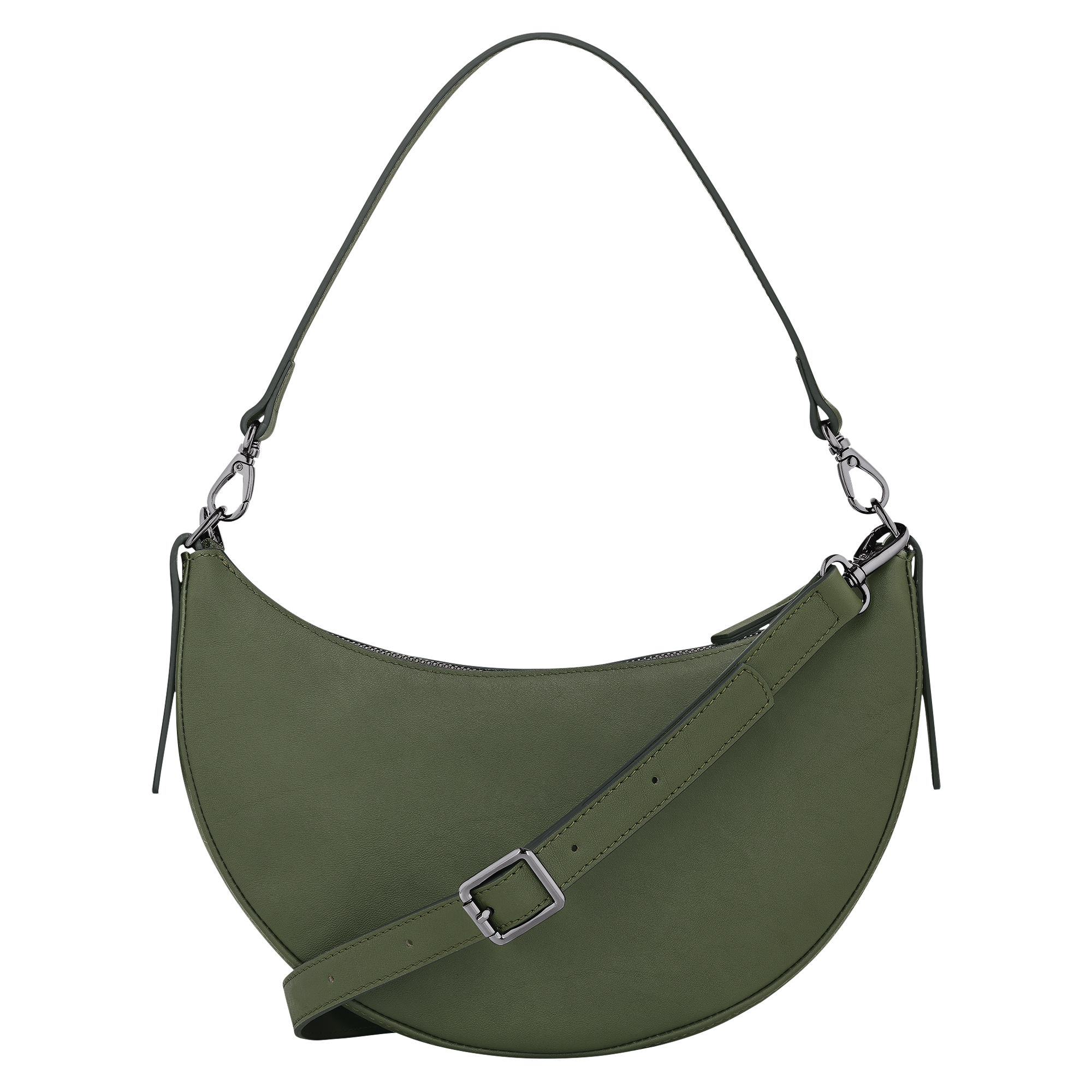 クロスボディバッグ S, カーキ - ビュー 4:
4 - 拡大 Longchamp 3D クロスボディバッグ S, カーキ