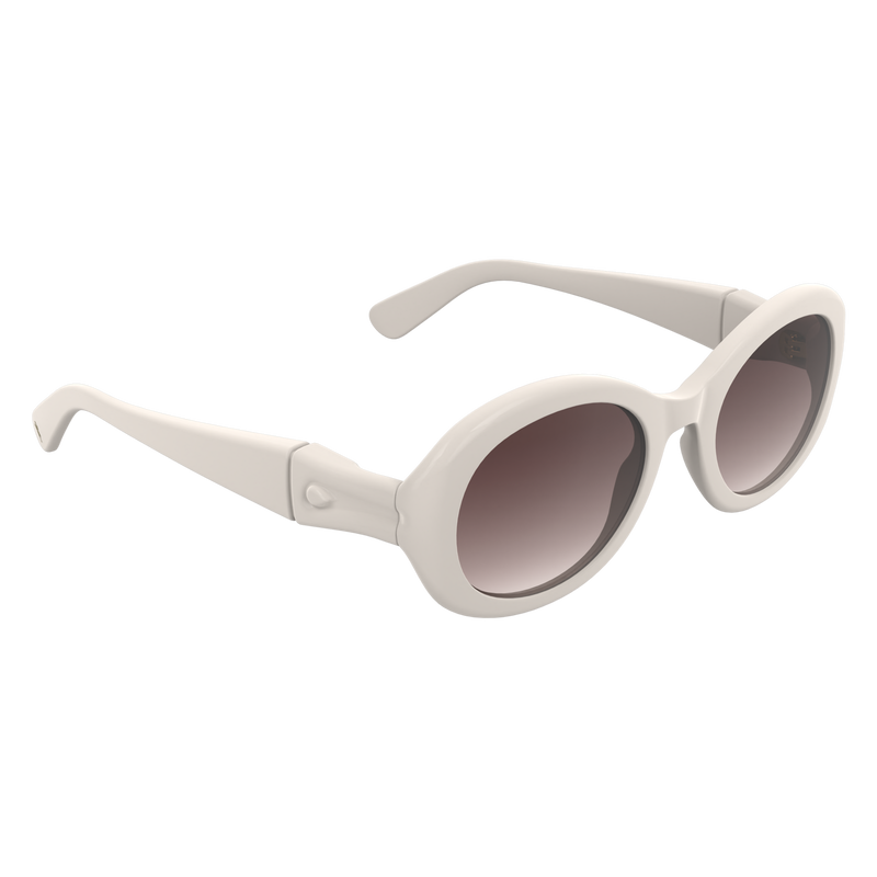 Occhiali da sole , Materiale in resina a base vegetale - Avorio  - View 2 of  2