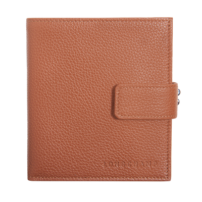 Le Foulonné Compact wallet, Caramel
