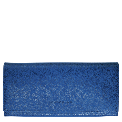 Long continental wallet, Sapphire - View 1 of 2 Long continental wallet, Sapphire, hi-res - View 1 of 2