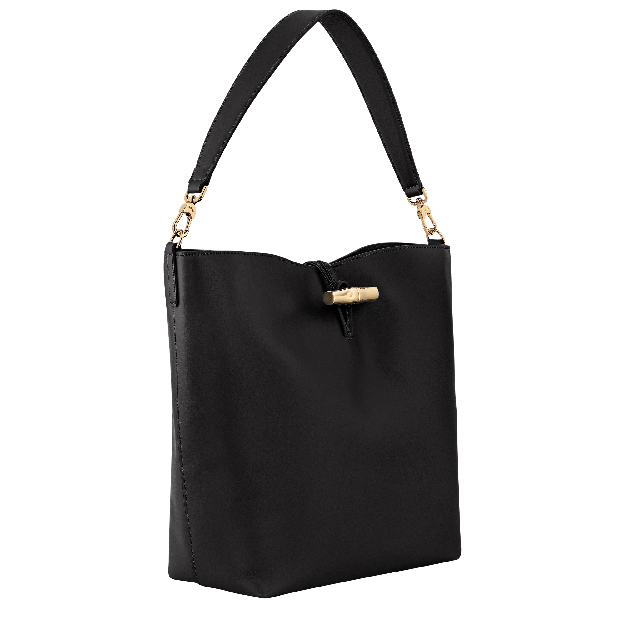 Hobo bag M, Black - View 3 of
6 - zoom in Le Roseau Hobo bag M, Black