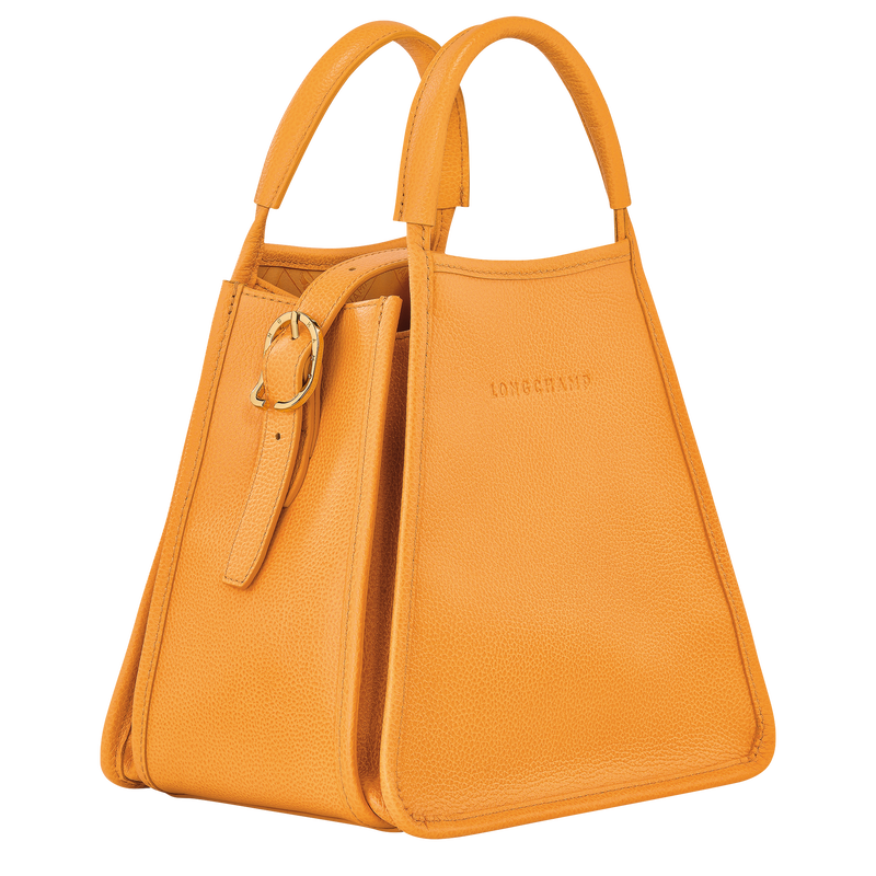 Le Foulonné S Handbag , Apricot - Leather  - View 3 of  6