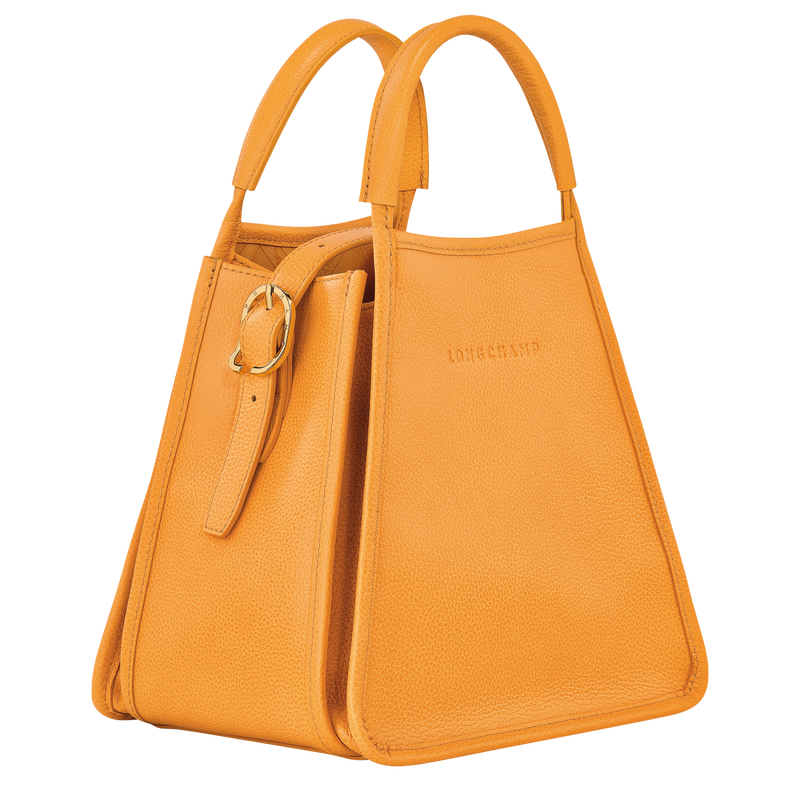 Le Foulonné S Handbag , Apricot - Leather  - View 3 of 6