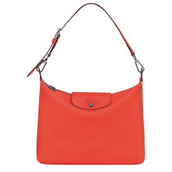 Le Pliage Xtra Schoudertas M , Oranje - Leder