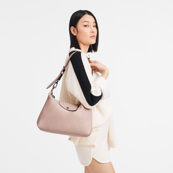 Le Pliage Xtra Schoudertas M , Nude - Leder