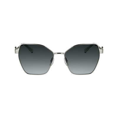 Lunettes de soleil , M&eacute;tal - Argent/Gris