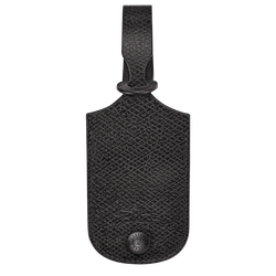 Le Pliage One Luggage tag , Black - Leather