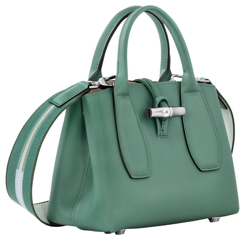 Le Roseau S Handbag , Sage - Leather  - View 3 of  6