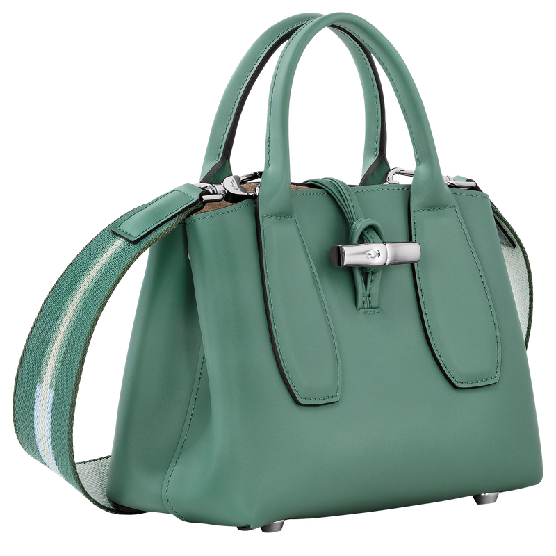 Roseau S Handbag , Sage - Leather  - View 3 of 6