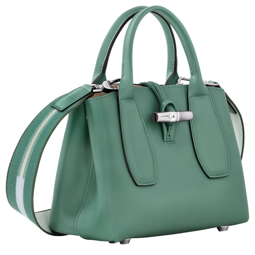 Roseau S Handbag , Sage - Leather - View 3 of  6