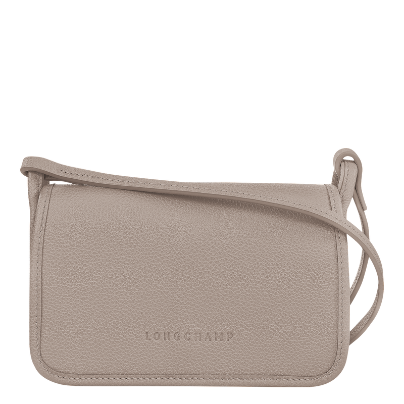 Le Foulonné Clutch XS , Grijs - Leder  - Weergave 1 van  6