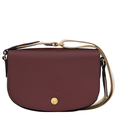 &Eacute;pure S Crossbody bag , Burgundy - Leather