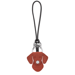Key ring , Terracotta - Leather