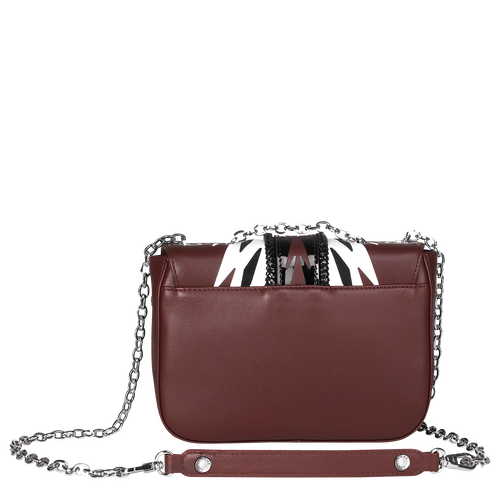 Sac porté épaule, Brandy/Blanc Vue 3 de Sac porté épaule, Brandy/Blanc, hi-res