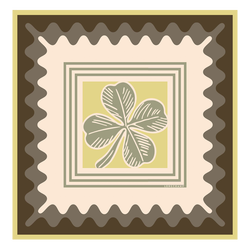 Porte-Bonheur Longchamp Silk scarf 70 , Lichen - Silk