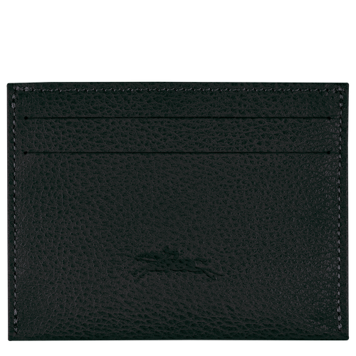 Le Foulonné Cardholder , Black - Leather - View 2 of 3