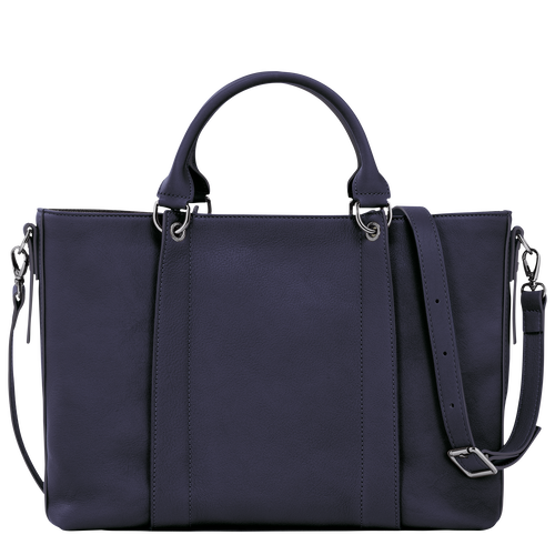 Longchamp 3D L Handbag , Bilberry - Leather - View 4 of  5