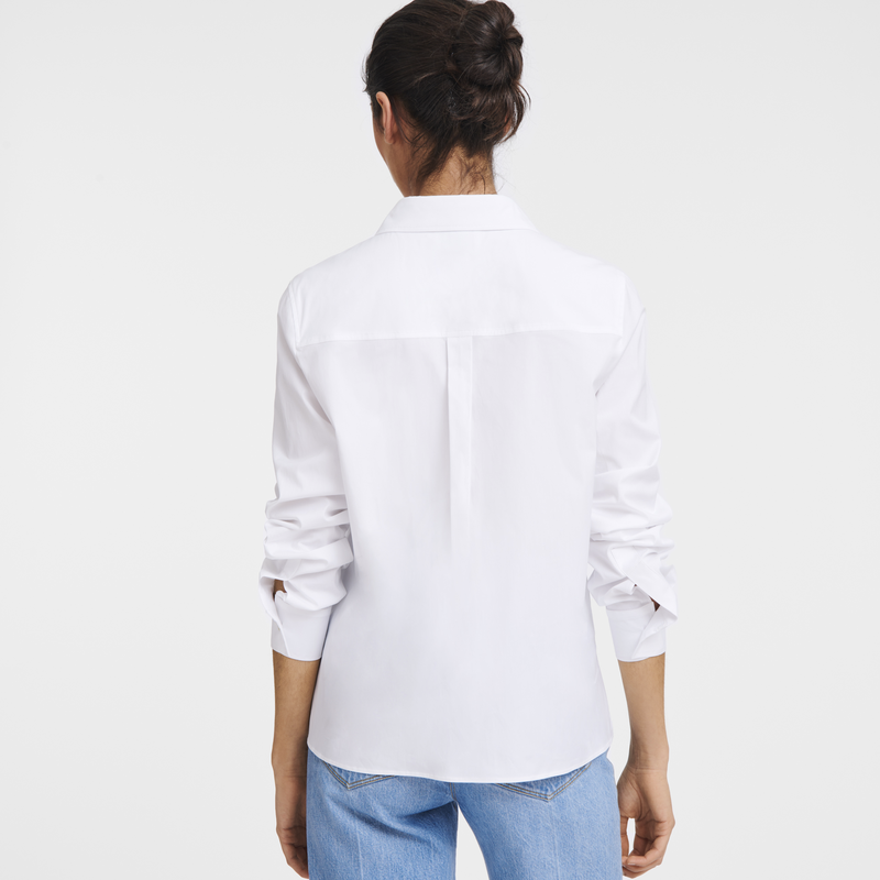 Popeline bianco clearance