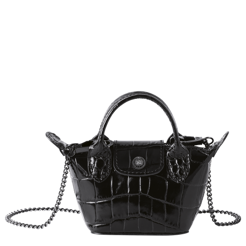 Crossbody bag XS Le Pliage Cuir Black (10099HVC001) | Longchamp US Crossbody bag XS Le Pliage Cuir Black (10099HVC001) | Longchamp US