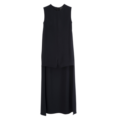 Kurzoverall , Cr&ecirc;pe - Schwarz