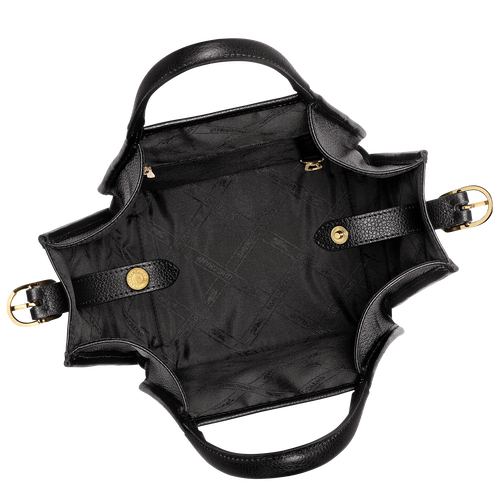 Le Foulonné S Handbag , Black - Leather - View 6 of 7