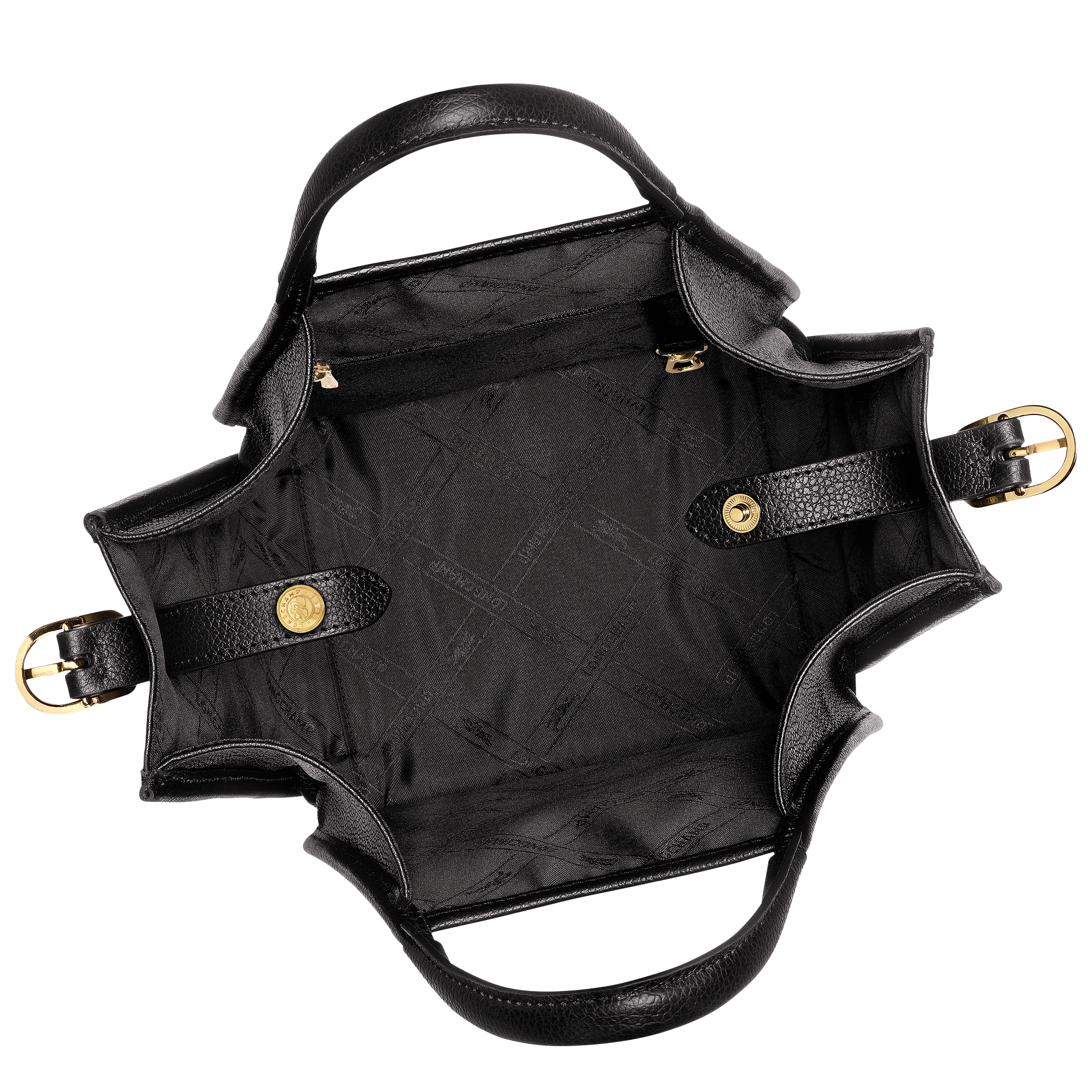 Le Foulonné Handtasche S, Schwarz