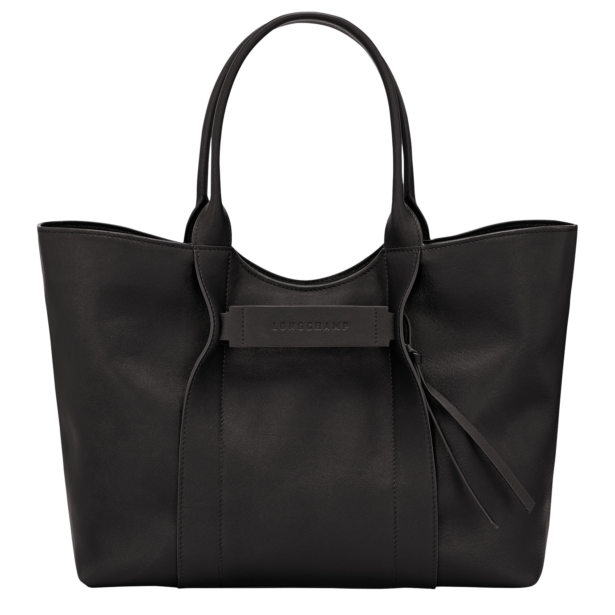 Longchamp 3D L Shoulder bag Black - Leather | Longchamp US