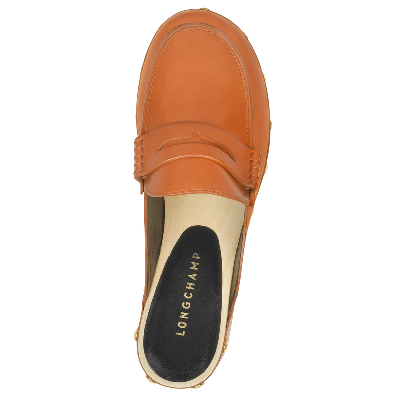 La Cigale Clogs , Cognac - Leather  - View 5 of  5