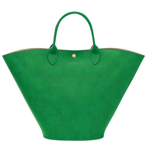 Shopper XL Épure , Leder - Grün - Ansicht 1 von 6