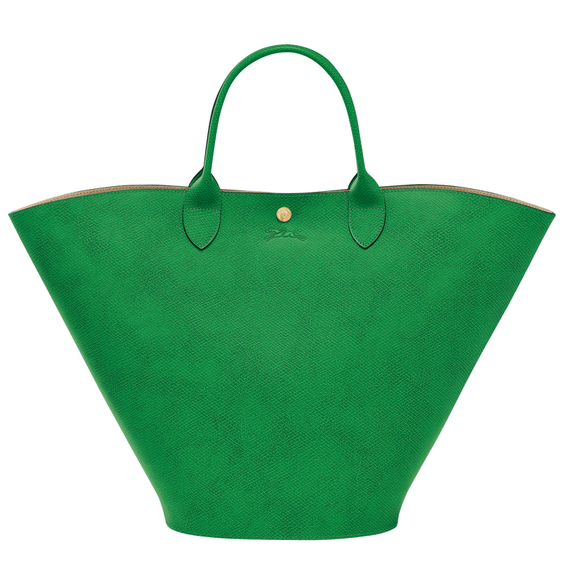 Shopper XL Épure , Leder - Grün  - Ansicht 1 von 6