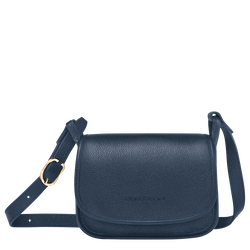 Le Foulonné S Crossbody bag , Navy - Leather