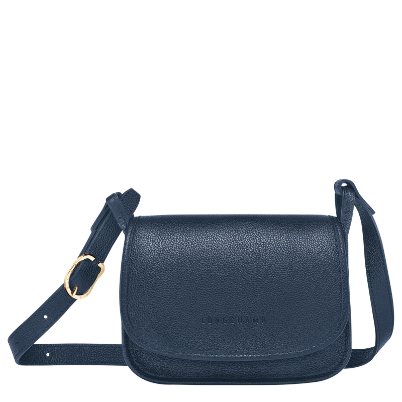 Le Foulonné S Crossbody bag , Navy - Leather  - View 1 of 5