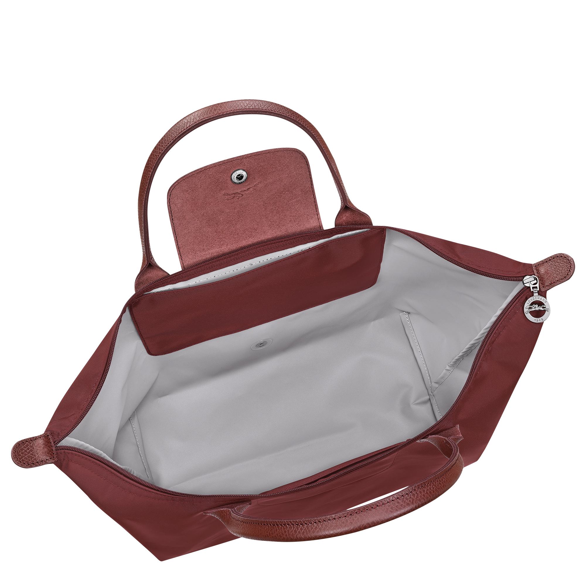 Le Pliage One Handbag L, Burgundy