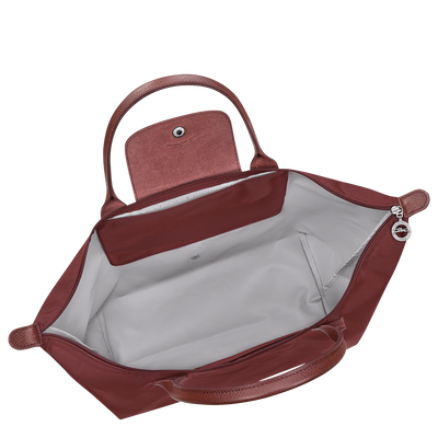 Le Pliage One Handbag L, Burgundy