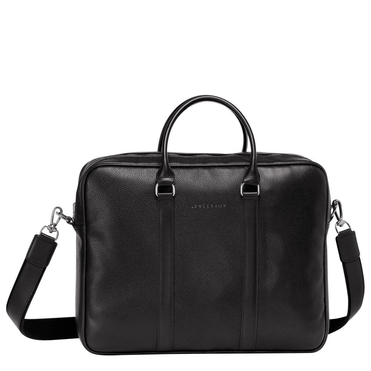 Портфели Longchamp Le Foulonné M, цвет: Чёрный
