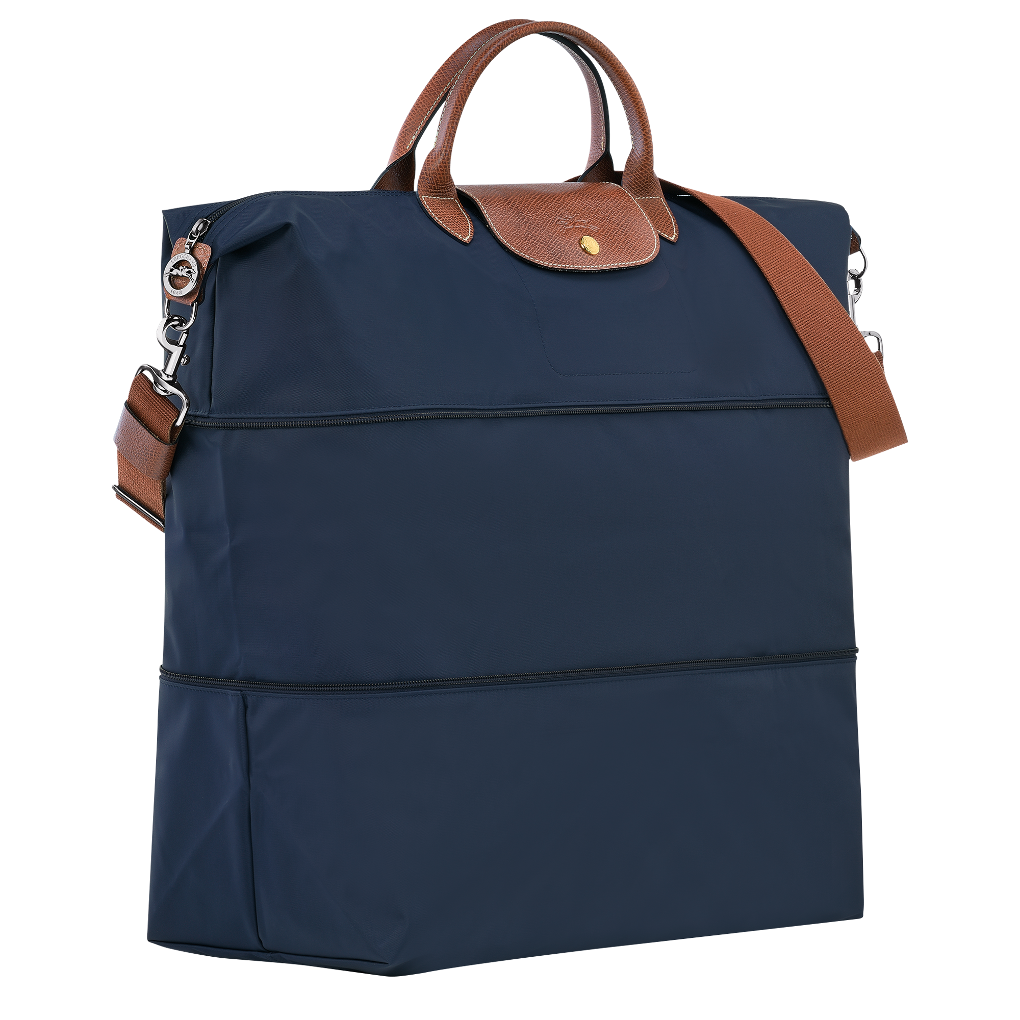 Le Pliage Original Travel bag expandable Navy - Recycled canvas