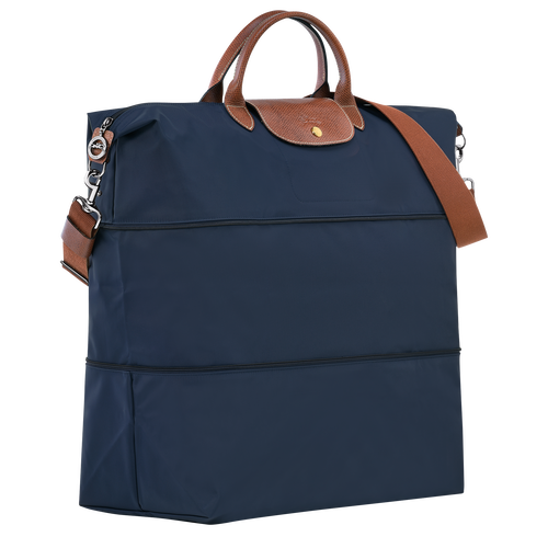 Le Pliage Original Travel bag expandable , Navy - Recycled canvas - View 3 of 8