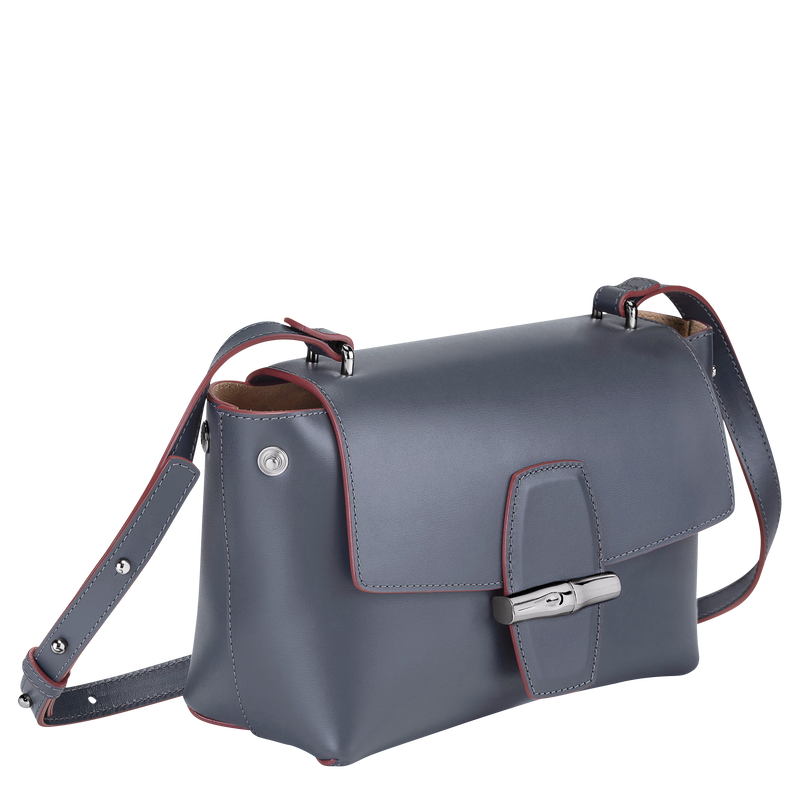Crossbody bag Roseau Gun metal (10094HSC300) Longchamp AU