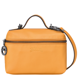 Le Pliage Xtra XS Vanity , Apricot - Leather