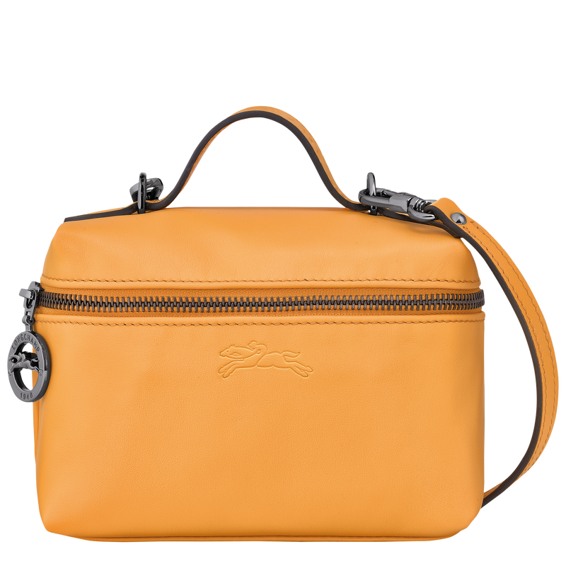 Le Pliage Xtra XS Vanity , Apricot - Leather  - View 1 of  5