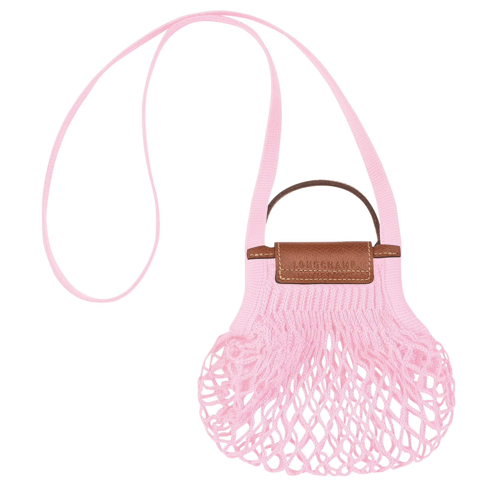 Le Pliage Filet 斜揹袋 XS, 粉紅色