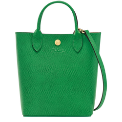 Épure XS Tote bag , Green - Leather
