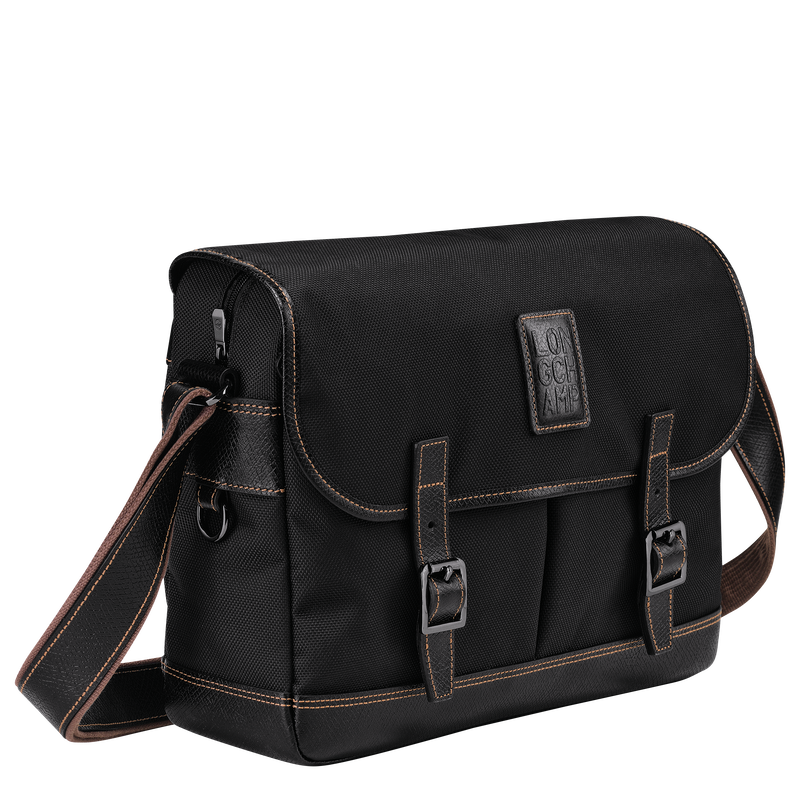 Boxford Bolso bandolera L , Lona reciclada - Negro  - Vista 3 de 4