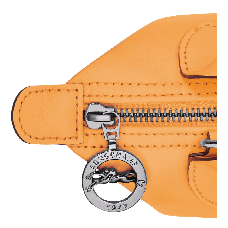 Handtasche XS Le Pliage Xtra , Leder - Apricot  - Ansicht 5 von 5